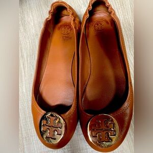 Tory Burch camel flats